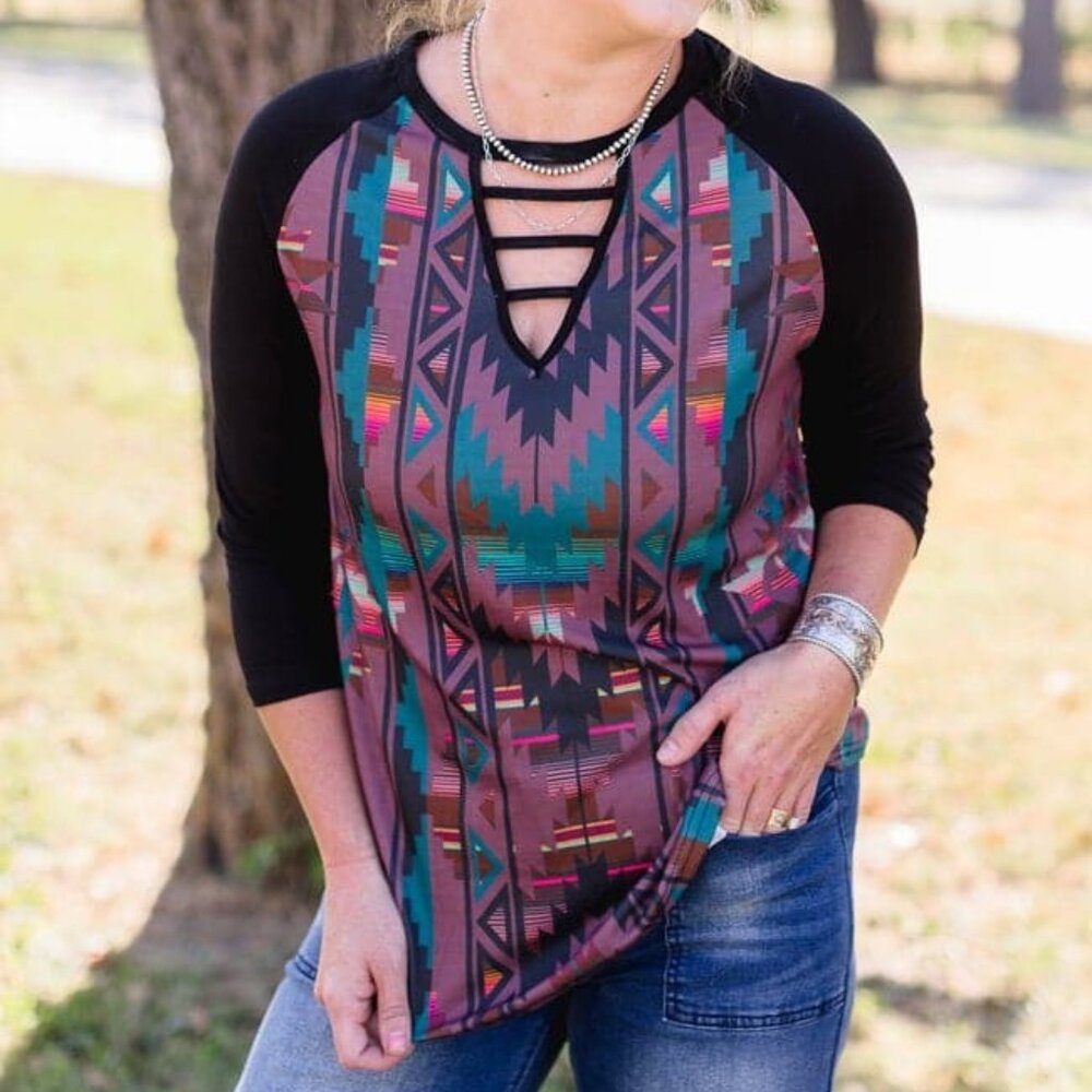 Crazy Train Mesquite Wild Top NWT